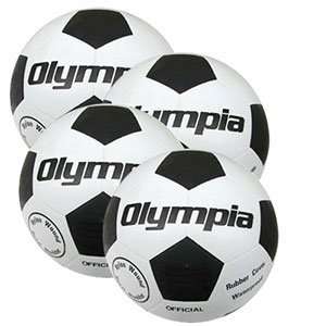  Size 3 Olympia Rubber Soccer Balls 