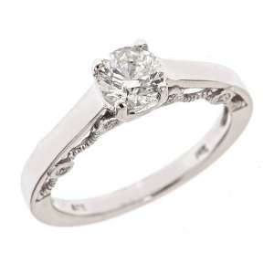  0.82ct Round Diamond Engagement Ring UGL Certified $4.899 