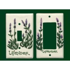  Lavender Switchplate by Joan
