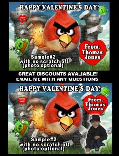 ANGRY BIRDS VALENTINES DAY CARDS *DISCOUNTS AVALIABLE! WITH FREE 