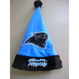 Carolina Panthers Licensed NFL Santa Hat:  Sports 