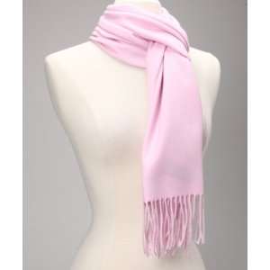    Pink Color 100% Cashmere Scarf Made in Scotland: Everything Else