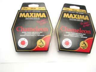 Two Spools Maxima Red Chameleon line 8#  