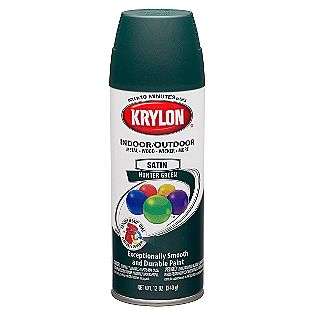 Indoor Outdoor   Satin Hunter Green  Krylon Tools Painting & Supplies 