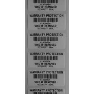    250 WHITE TAMPER EVIDENT VOID SECURITY LABELS