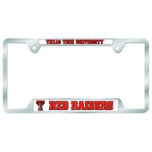  NCAA Texas Tech Red Raiders Metal License Plate Frame 