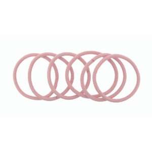  Elastic Ponytail Holders in Pink   12 Pieces Beauty