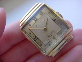 Vintage Solid 14k Gold Lord Elgin Wind Up Wrist Watch  