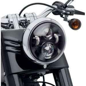  Harley Davidson 7 LED Headlamp BLACK 67700042A Softail 