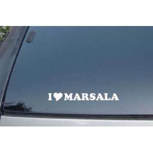  I Love Marsala Vinyl Decal Stickers: Everything Else