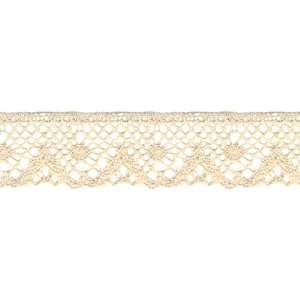  Spider Cluny Lace 1 7/16 Wide 12 Yards Natural