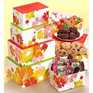 Flowering Fields Sweets Gift Tower Grocery & Gourmet Food