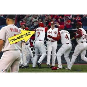 Cincinnati Reds Personalized Print with YOUR NAME   8x12 Print 