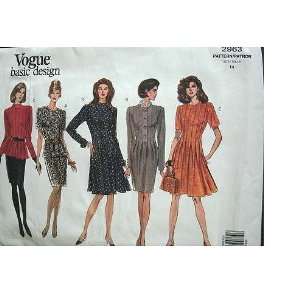   14 VOGUE BASIC DESIGN PATTERN 2963 RATED EASY Arts, Crafts & Sewing