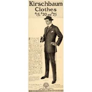  1912 Ad Kirschbaum Clothes Fashion Wool Yungfelo Tailor 