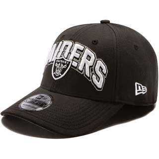 Mens New Era Oakland Raiders Draft 39THIRTY® Structured Flex Hat 