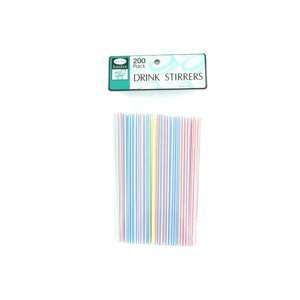  Multi colored drink stirrers Pack Of 96