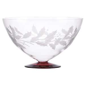 Lenox Holiday Etched Bowl