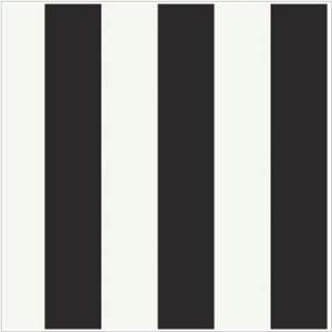  Silk Stripe Black & White Wallpaper in York Disney Silk 