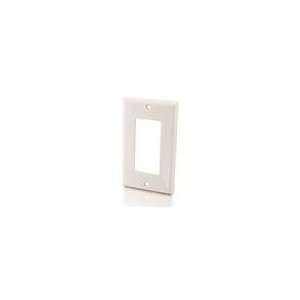  Cables To Go Decorative Single Gang Wall Plate 