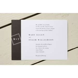 Monogram in a Box Wedding Invitations by The Happy 