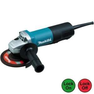   Makita 9557PB R 4 1/2 in Paddle Switch AC/DC Angle Grinder Home