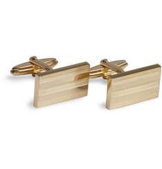 lanvin engraved rose gold plated cufflinks $ 210 lanvin ribbed gold 