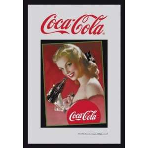  Coca Cola   Bar Mirror (Coke Girl) (Size 9 x 12)