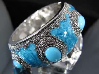 India Style Turquoise Fashion Bangle Bracelet Cuff B193  