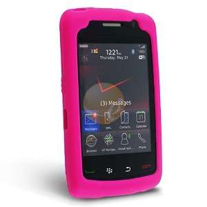  Silicone Skin Case for Blackberry Storm2 9550, Hot Pink 