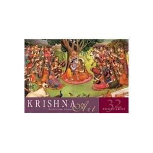  Krishna Art Postcard Book