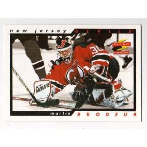  1996 97 Score Samples #10 Martin Brodeur New Jersey Devils 