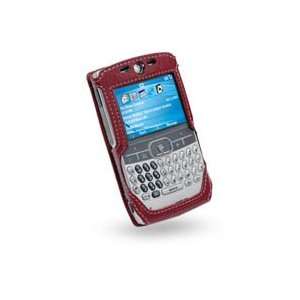    PDair Red Leather Sleeve Style Case for Motorola Q Electronics
