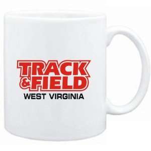  Mug White  Track and Field   West Virginia  Usa States 