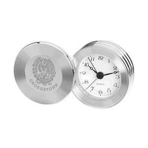  Georgetown   Rodeo II Travel Alarm Clock   Silver: Sports 