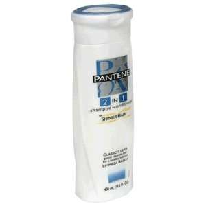 Pantene Pro V 2 in 1 Shampoo + Conditioner, Classic Clean, 400 mL (13 