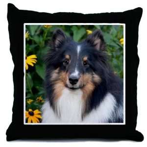  Sheltie Pets Throw Pillow by 