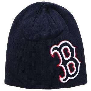  Boston Red Sox Team Color Mammoth Knit Beanie (Navy 