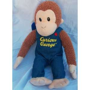    13 Plush Curious George Doll Toy By Applause Toys & Games