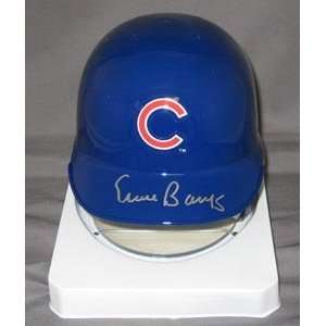  Ernie Banks Signed Cubs Mini Helmet Sports Collectibles