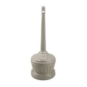   Plastic Cigarette Receptacle Outdoor Ashtray (Beige)