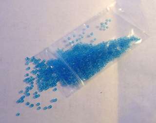 Ming Tree Seed Beads,Transp. Ocean Blue, #11, 20 grams  
