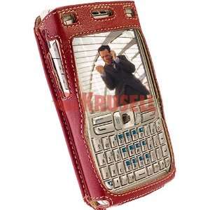   Leather Case for Nokia E61 / E62 (Red)  Players & Accessories