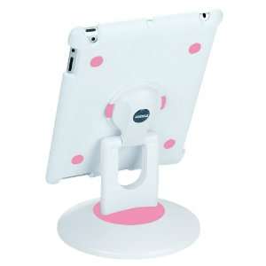 Station for iPad 2 (White / Pink) (8H x 8W x 14D 