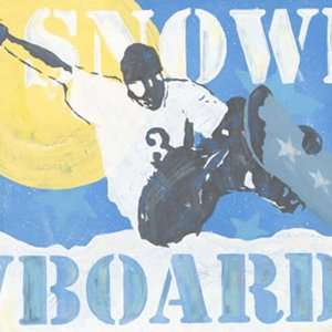  Extreme Sports  Snowboard Canvas Reproduction Kitchen 
