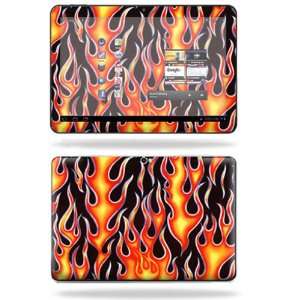   Cover for Samsung Galaxy Tab 8.9 Tablet Skins Hot Flames: Electronics