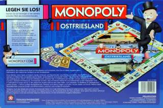 Original Monopoly Region Edition   Ostfriesland Geschenk Brettspiel 