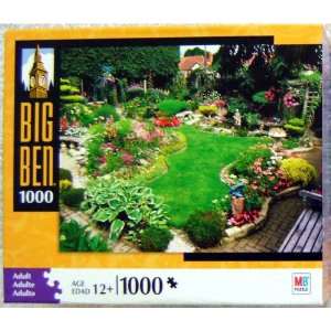  Big Ben Flower Garden 1000 Pieces Puzzle Toys & Games