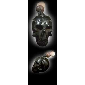  Black Horn Skull Pendant
