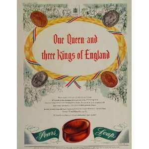  1953 Print Ad Pears Soap British Pound Coins Royalty 